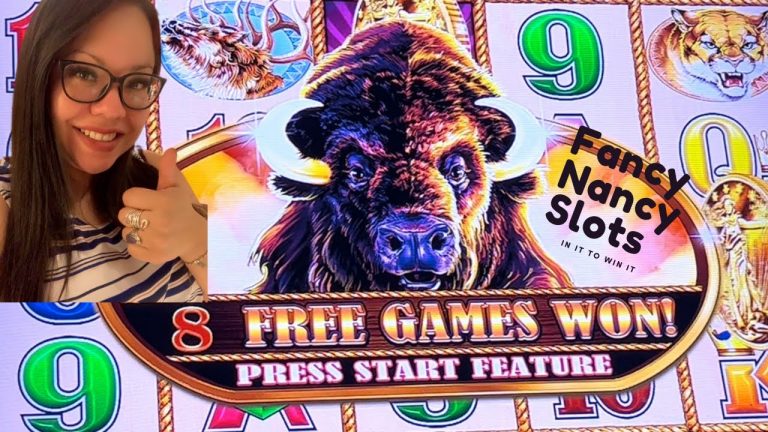 Buffalo Gold Bonus! Fancy Nancy Slots playing for our friend!