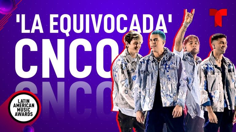 CNCO canta ‘La Equivocada’ | Latin American Music Awards 2022