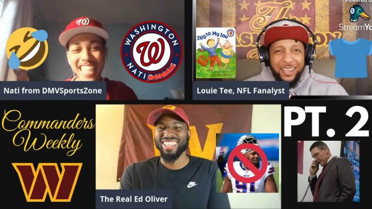 COMMANDERS WEEKLY Pre-Draft Edition FT…Louie Tee and The Real Ed Oliver!!