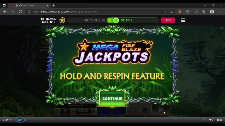 Chumba Casino Playing Legacy of the Tiger Slot Machine Hit a 150X Mega Win Bonus on Minimum Bet