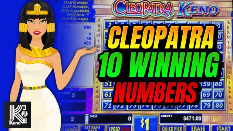 Cleopatra Keno 10 Spot Denise Seguim