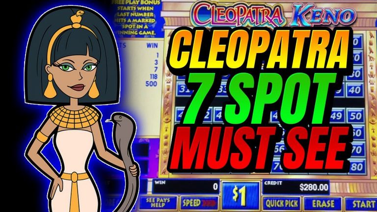 Cleopatra Keno 7 Spot Vegas 777