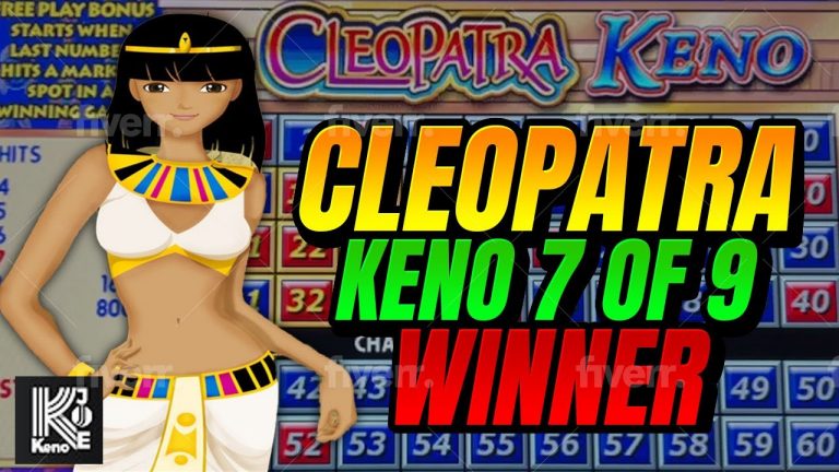 Cleopatra Keno 7 of 9 $8 Spins