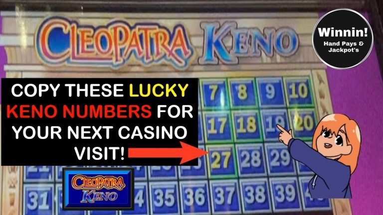 #CleopatraKeno, 3 Bonus Rounds&#FREE! Keno Numbers, #SHORTS, #CasinoHandPays, #HandPays, #VEGASSTRIP