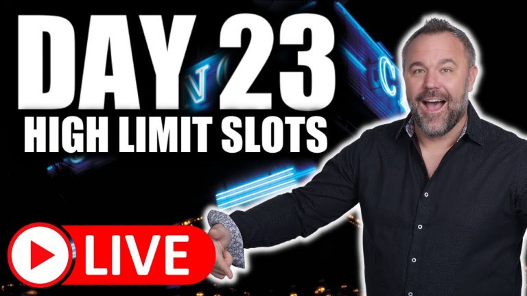 Day 23 – So Many $100 Max Bets!!! High Limit Slots!