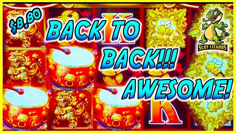 EPIC BACK TO BACK MAX $8.80 SPIN BONUSES! Dancing Drums Slot LIVESTREAM HIGHLIGHT