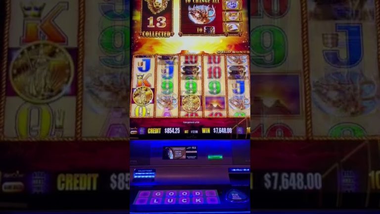 Earth Shattering JACKPOT on Buffalo Gold Slot Machine (5) #shorts