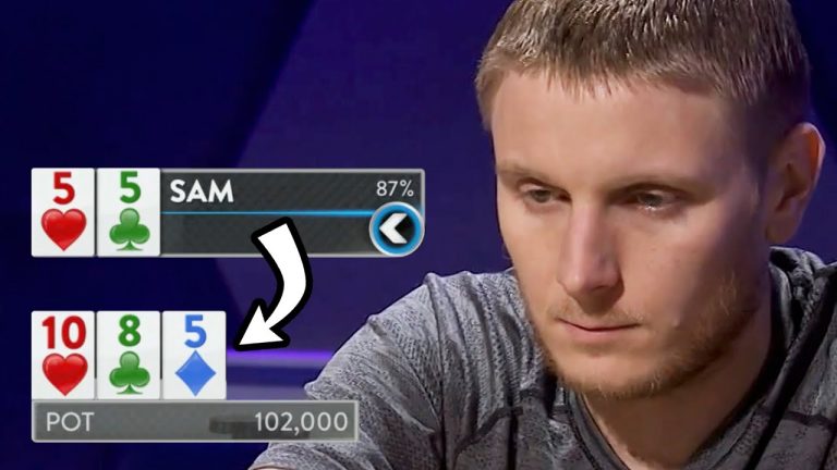 FLOP SET and Opponent Goes ALL IN with $432,000 to First