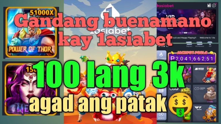 Gandang buenamano Kay 1asiabet 100 lang 3K agad ang patak.