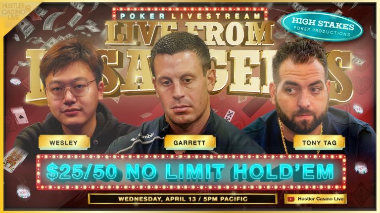 Garrett Adelstein Plays $25/50 w/ Wesley, Tony Tag, Beanz & Eli – Commentary by DGAF