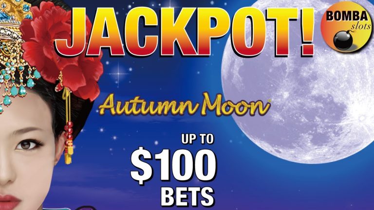 HANDPAY! High Limit Autumn Moon ~ Dragon Link up to $100 BET$ at Vegas Casino Slot Machine Jackpot!