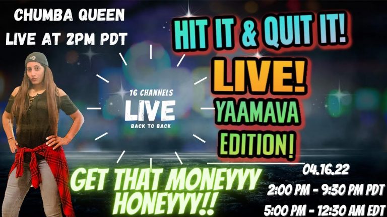 HIT IT & QUIT IT LIVE YAAMAVA EDITION 16 CHANNELS BACK TO BACK LIVE SLOT PLAY #Live