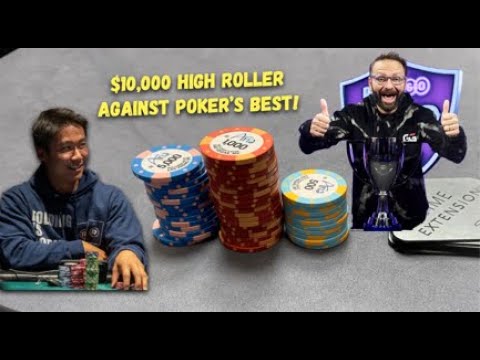 High Roller Tournament with Daniel Negreanu! All In 9 TIMES! | Poker Vlog #417