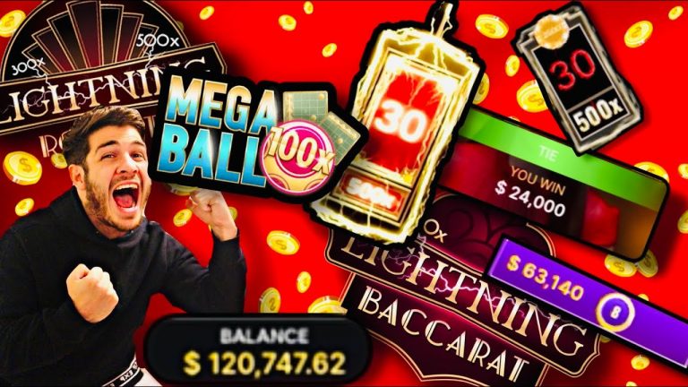 High Stakes Roulette, Mega Ball, And Lightning Baccarat!!!