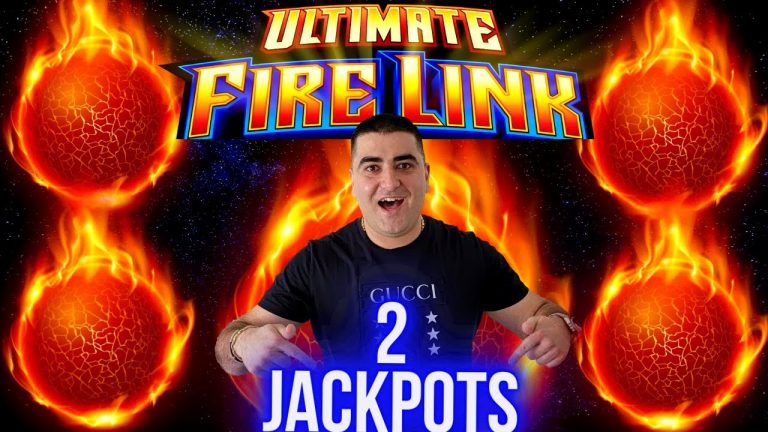 I Hit 2 JACKPOTS On High Limit Ultimate Fire Link Slot Machine