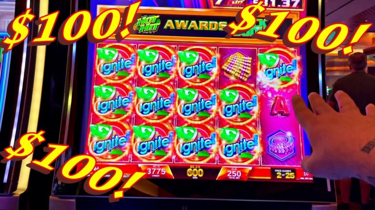 I KEPT WINNING $100 DOLLARS IN LAS VEGAS!!!!