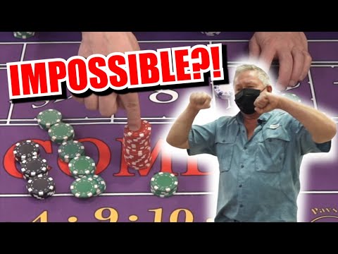 IMPOSSIBLE!!! 30 Roll Craps Challenge – WIN BIG or BUST #129