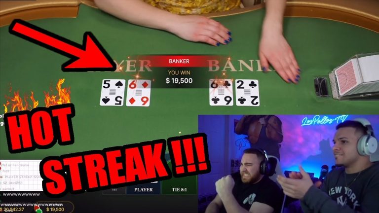 INSANE HotStreak On BACCARAT | LosPollosTV