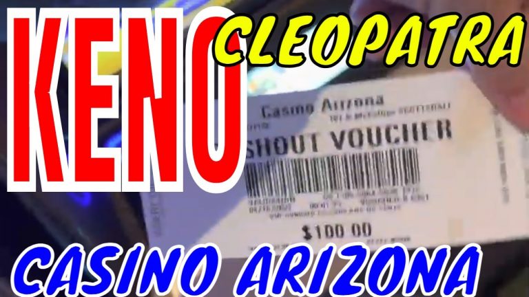 KENO – Cleopatra Keno BONUS FREE Play 4 Card game – Casino Arizona Scottsdale – Cash out $100