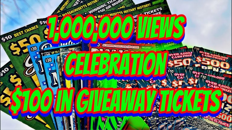 LIVE: 1,000,000 Channel Views Celebration ~ $1,000 in Mass Lottery Tickets & $100 in tix Giveaways