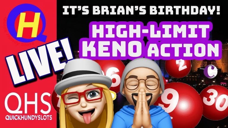 LIVE! High-Limit KENO from Las Vegas! #KENONATION