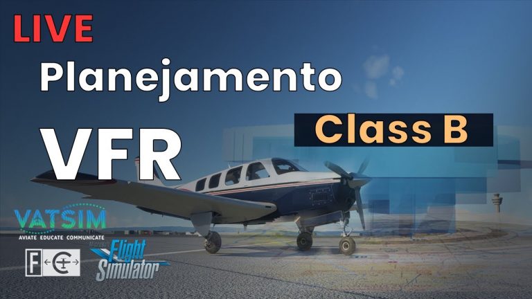 LIVE MSFS – Planejando VFR com Corredor em Classe Bravo – Little Navmap