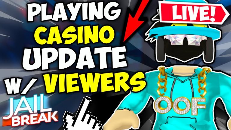 [LIVE] PLAYING CASINO UPDATE w/ SUBSCRIBERS IN ROBLOX JAILBREAK – Road To 2900