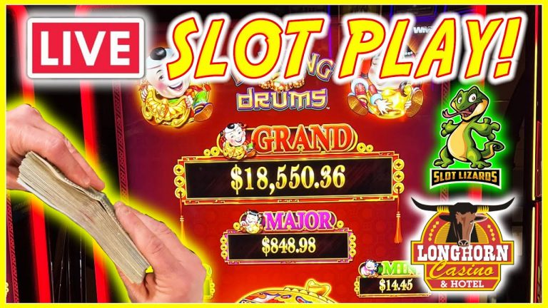 LIVE SLOT PLAY!!! LET’S HIT SOME MASSIVE LIVE JACKPOTS! LONGHORN CASINO!