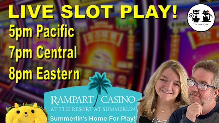 LIVE SLOT PLAY @ RAMPART CASINO!