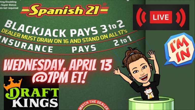 LIVE Spanish 21 BLACKJACK! ROLLER COASTER LIVE STREAM UP DOWN UP DOWN