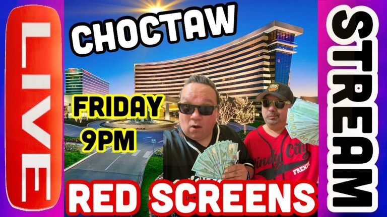 LIVE VGT SLOTS! AND MORERED SCREENS AND HAND PAYS! AT CHOCTAW CASINO IN DURANT!