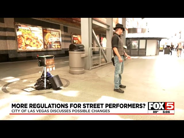 Las Vegas leaders call for stronger regulations for performers on Fremont Street