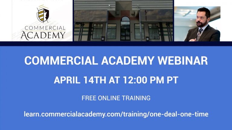 Learn to Invest in Commercial Real Estate with Commercial Academy