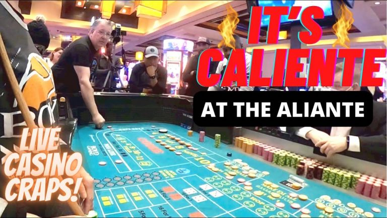 Live Casino Craps! The Craps Tables are HOT at the Aliante Casino Hotel and Spa in North Las Vegas