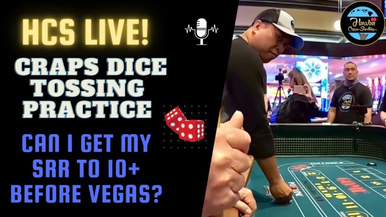 Live Craps Practice: Trying out a new set up.