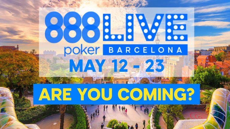 Live Tournament Poker Returns To Barcelona May 1223, 2022 | 888poker LIVE