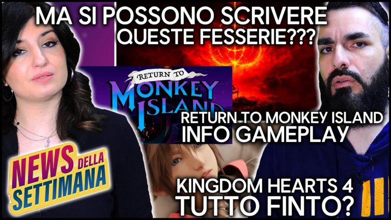 MA SI POSSONO DIRE MIN**IATE DEL GENERE? | MONKEY ISLAND GAMEPLAY | KINGDOM HEARTS 4: FINTO? #NEWS