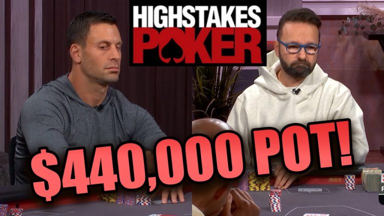 MASSIVE $440,000 Pot vs Garrett Adelstein – HIGH STAKES POKER TAKES with Daniel Negreanu 07