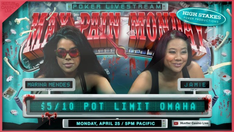 MAX PAIN MONDAY! POT LIMIT OMAHA! Marina Mendes, Jamie, Colleen – Commentary by DGAF & Adam Johnson