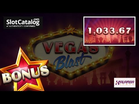 Mega win. Vegas Blast slot from Kalamba Games