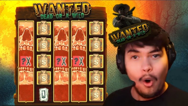 NEARLY FULL SCREEN ON WANTED DEAD OR A WILD!!!! (INSANE WINS)