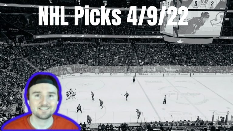 NHL Picks and Matchup Previews 4/9/22