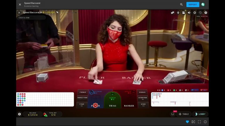 Online Baccarat S18 – Very difficult session start with 4 losses in a row but got lucky at the end