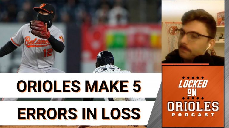 Orioles play horrendous defense and are swept by the Yankees