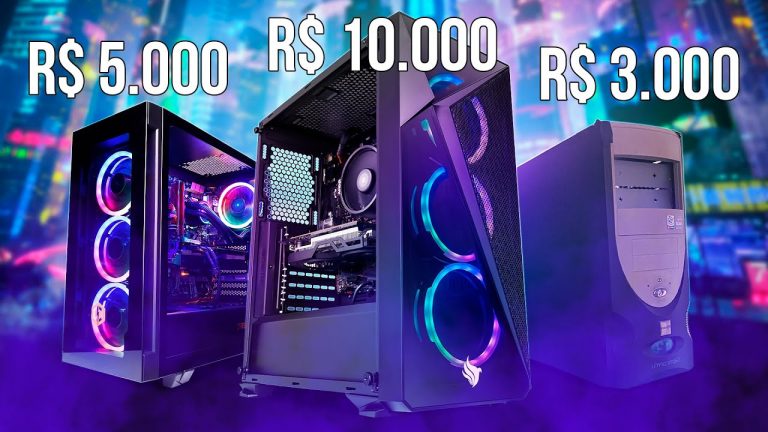 PC gamer de R$ 3mil, R$ 5 mil, R$ 7 mil e R$ 10 mil: o que recomendamos montar!