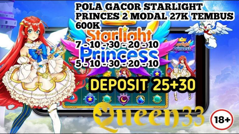 POLA GACOR STARLIGHT PRINCES || SLOT GACOR HARI INI PRAGMATIC PLAY