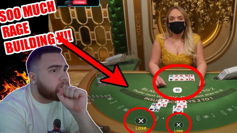 RAGE Gambling DONT DO IT | LosPollosTV | HighStakes BlackJack