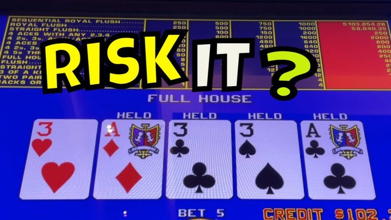 Risk it or Play It Safe on Double Double Bonus Video Poker