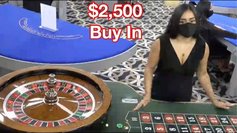 Roulette $2,500 High Limit Bets Live ROULETTE Online ! # 1 Ranked Roulette Pro Casino Gambler