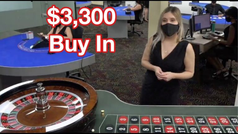 Roulette $3,300 High Limit Bets Live ROULETTE Online ! # 1 Ranked Roulette Pro Casino Gambler